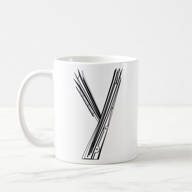 "Y" Kaffe Mugg (Vänster)