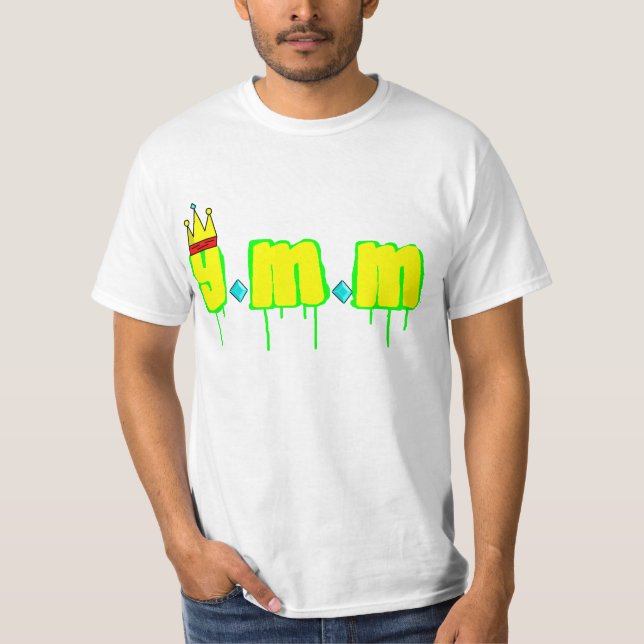 y.m.m-skjorta - vit t-shirt (Framsida)