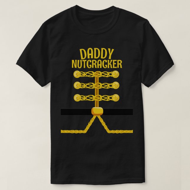 Y Nutcracker - matchande familjejul T Shirt (Design framsida)