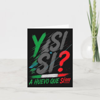 Y Si Sí Spanska Y Si Sí Mexiko Mexikansk Optimisti Kort