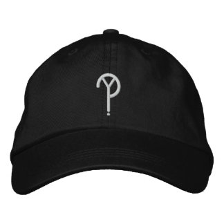 Y? - Symbol Hat-Black (Färg är utbytbart) Broderad Keps