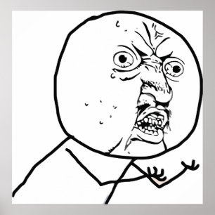 Y U INGEN - affisch