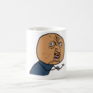 Y U INTE? Grabb Kaffemugg