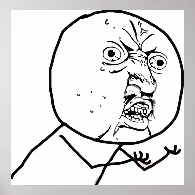 Y U NEJ - POSTER (Framsidan)