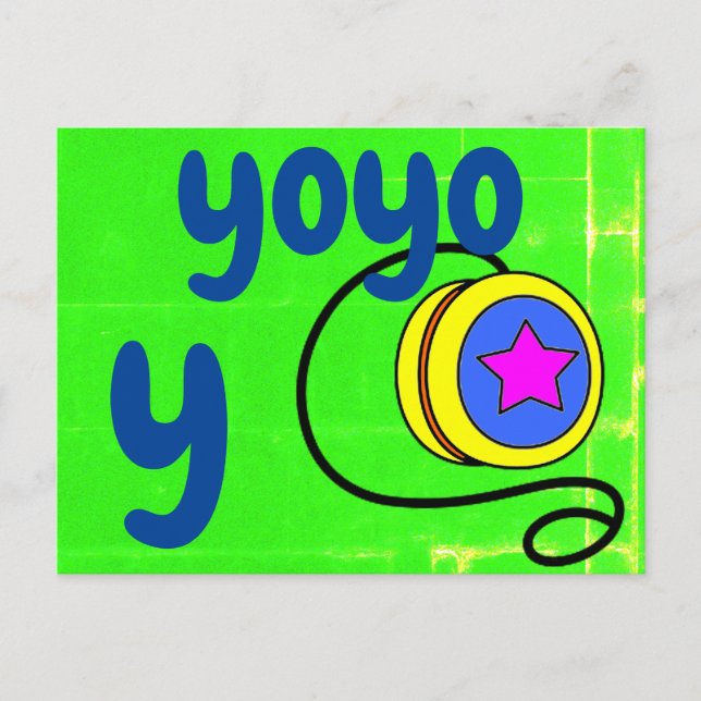 y - yoyo-flash-kort vykort (Framsida)