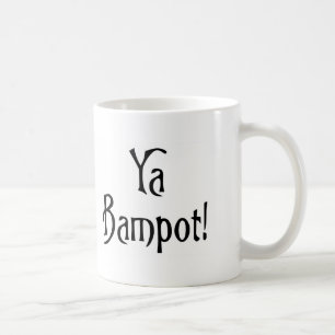 Ya Bampot roligt Scottish banter patter slang Kaffemugg