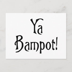 Ya Bampot roligt Scottish banter patter slang Vykort
