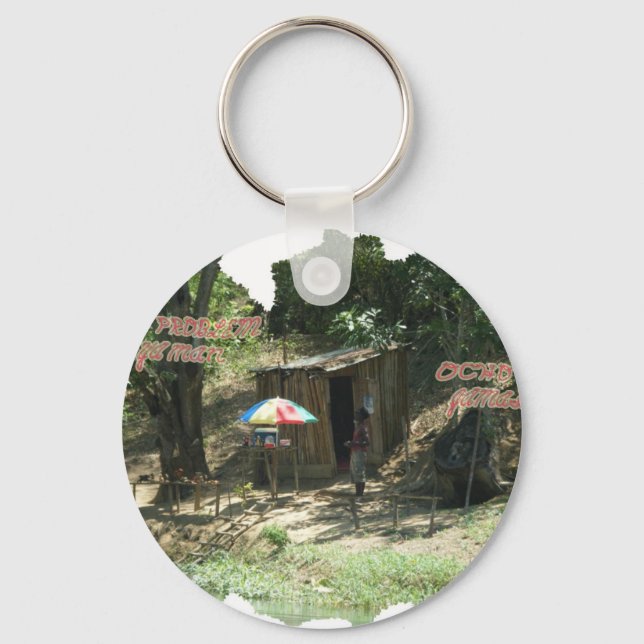 Ya Man ~ Ochos Rios Jamaica Nyckelring (Framsida)