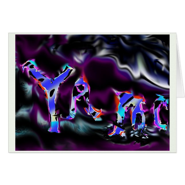 Ya mc hälsningskort (Framsidan Horizontal)