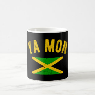 Ya Mon Jamaica Slang Funny Jamaican-fras Kaffemugg