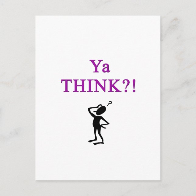 Ya Tänka Postcard Vykort (Framsida)