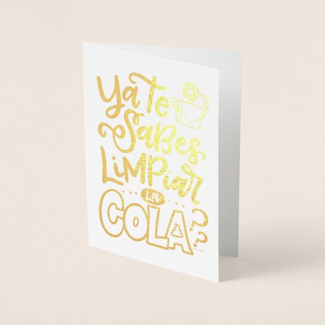 Ya Te Sabes Limpiar La Cola Folierat Kort (Framsida)