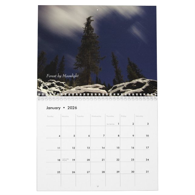 Yaak landkalender kalender (Jan 2026)