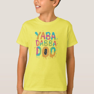 Yabba Dabba Doo! Multifärgad Explosion T-Shirt