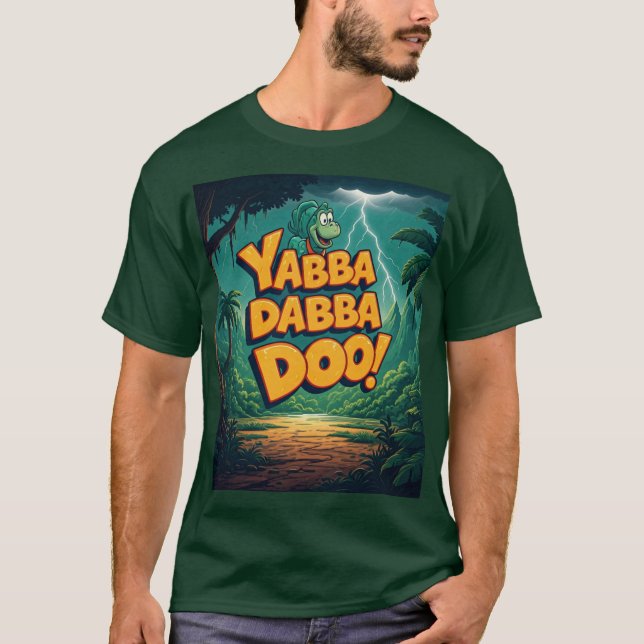 Yabba Dabba Doo T Shirt (Framsida)