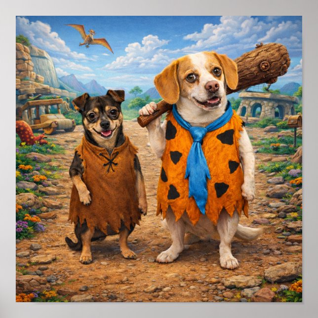 "Yabba, Dabba!" Poster (Framsidan)