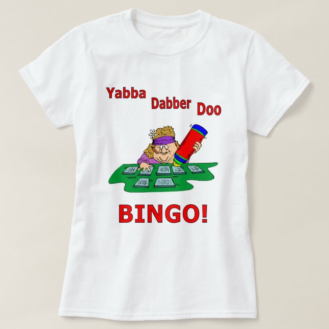 Yabba Dabber Doo - BINGO T-shirt (Design framsida)