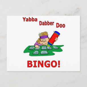 Yabba Dabber Doo - BINGO Vykort