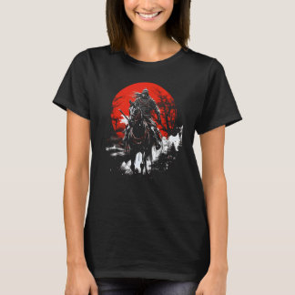 Yabusame Horseback Archery Japanese Art Graphic Te T Shirt