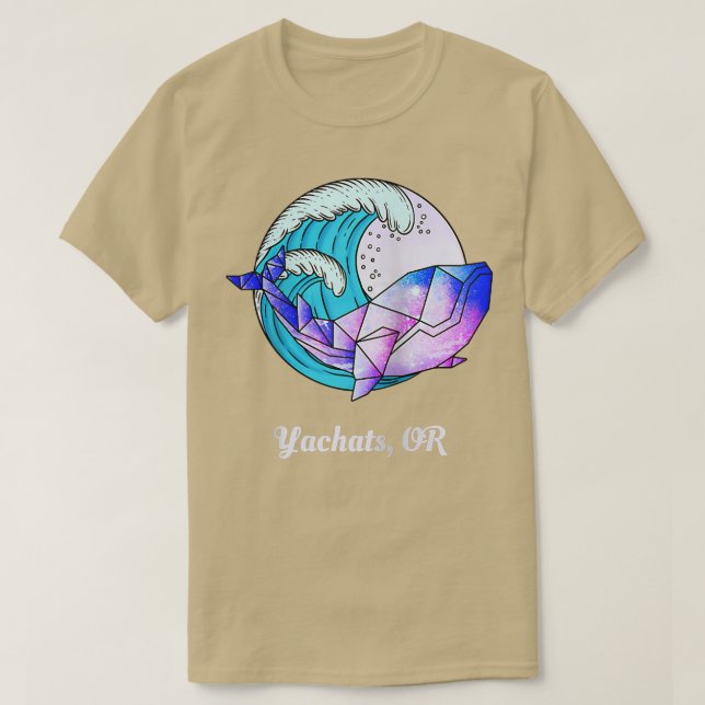 Yachats ELLER japansk färggul guca Killer Wh T Shirt (Design framsida)