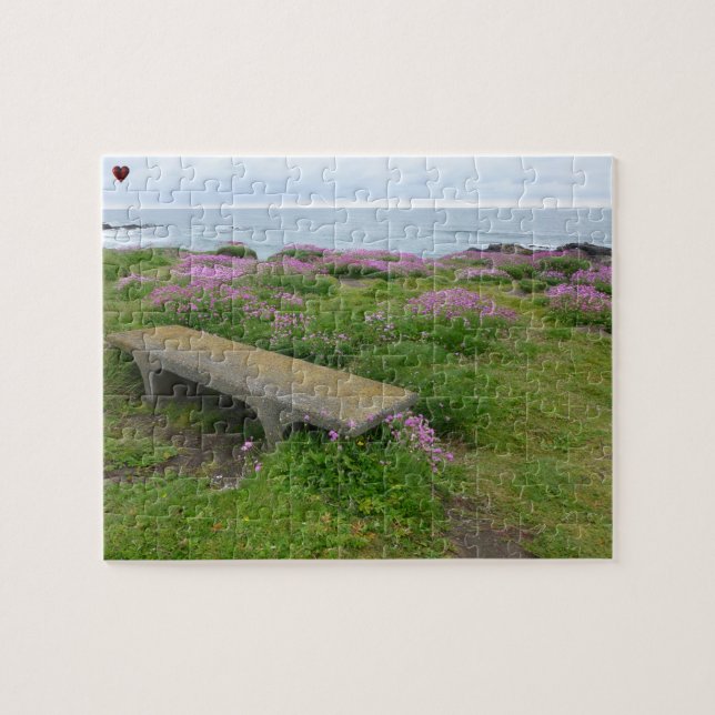 Yachats Oregon Stilla havskusten Pussel (Horisontell)