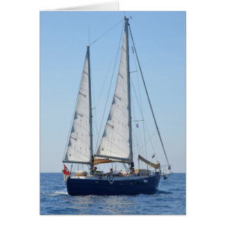 Yacht Cleophea Hälsningskort