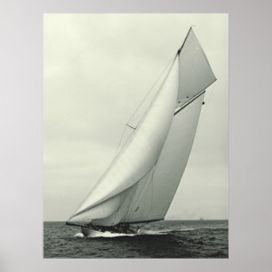 Yacht "Columbia" 1901 Poster
