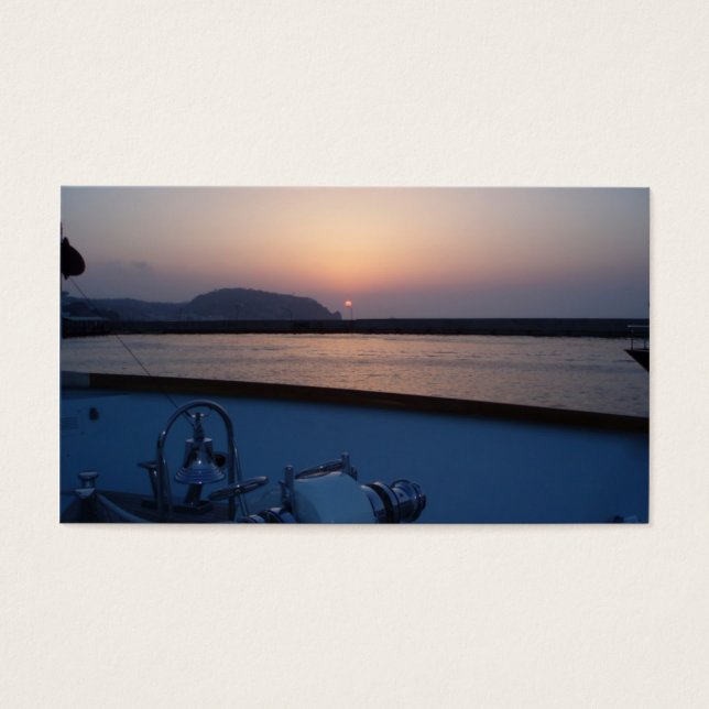 Yacht Crew Visitkort (Framsidan)