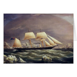 Yacht Fox 1900-talet Hälsningskort