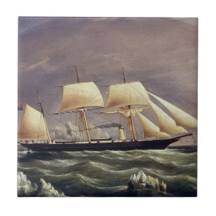 Yacht Fox 1900-talet Kakelplatta