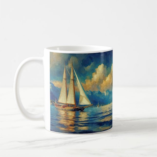 Yacht Kaffemugg (Vänster)