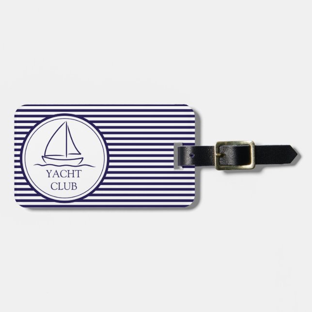 Yacht Klubb Bagagebricka (Horisontell Framsida)