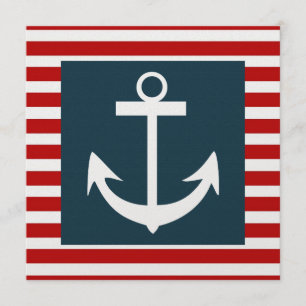 Yacht Klubb - Nautical - SRF Inbjudningar