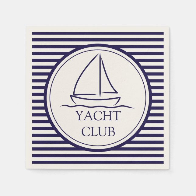 Yacht Klubb Pappersservett (Framsidan)