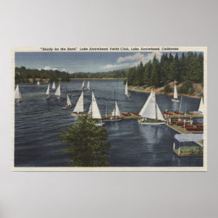 Yacht Klubb, segelbåt Tävling Poster