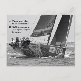 Yacht meme vykort