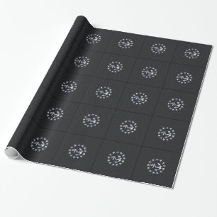 Yacht Naval Flagga Anchor och Stars Presentpapper
