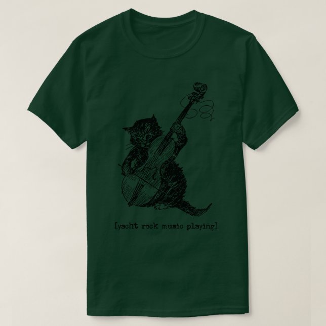 Yacht Rock musik spelar T Shirt (Design framsida)