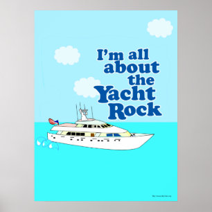 Yacht som vaggar affischen poster