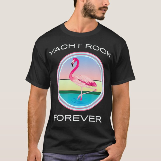Yacht Sten Forever 80 s Retro Stil T Shirt (Framsida)