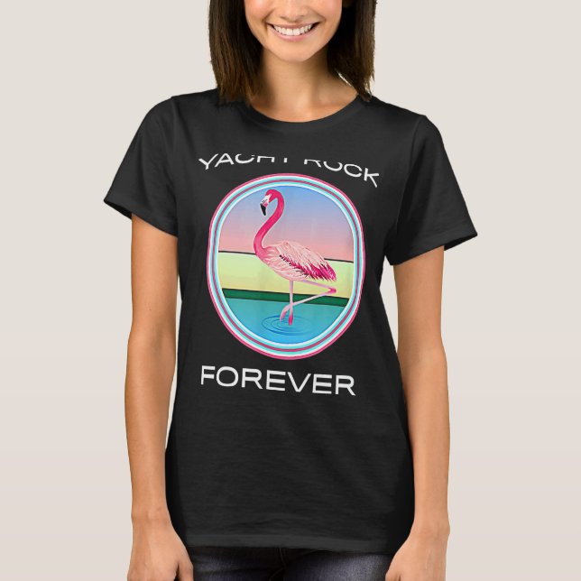 Yacht Sten Forever 80 s Retro Stil T Shirt (Framsida)