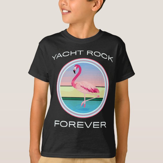 Yacht Sten Forever 80 s Retro Stil T Shirt (Framsida)
