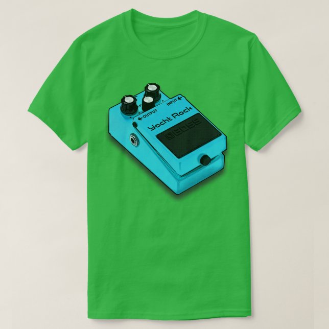 Yacht Sten Guitar Effects Pedal Guitarist Design T Shirt (Design framsida)