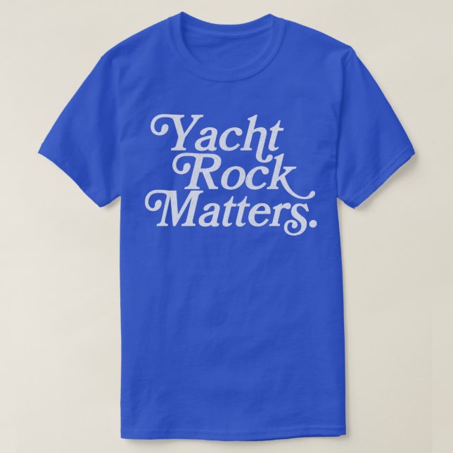 Yacht Sten Matters Retro Typography Design T Shirt (Design framsida)