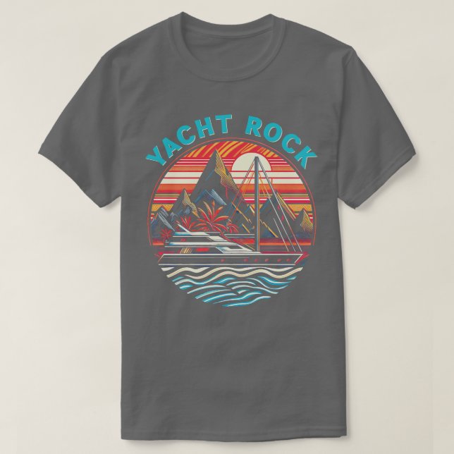 Yacht Sten Retro Design T Shirt (Design framsida)