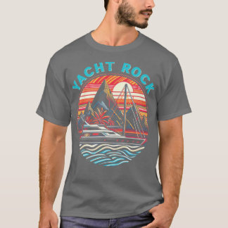 Yacht Sten Retro Design T Shirt