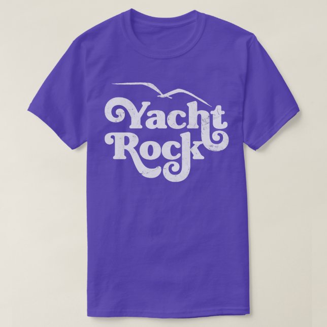 Yacht Sten Retro FadedAesthetic Fläkt Design T Shirt (Design framsida)