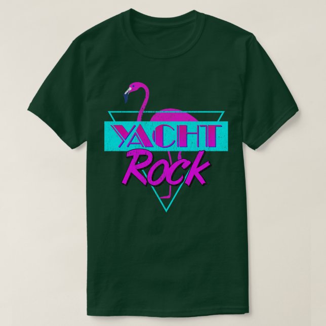 Yacht Sten Retro Flamingo T Shirt (Design framsida)