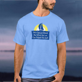 Yacht-Tävlan seglar med solnedgång T Shirt