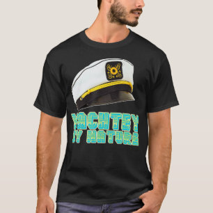 Yachtey efter Natur Yacht Sten Vintage 80 segling T Shirt